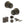 Old English Ripon Door Knob Pack (Lock Set - Horizontal Bathlock, 4