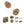 Old English Bridlington Door Knob Pack (Bathroom Set - 3