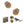Old English Bridlington Door Knob Pack (Lock Set - Horizontal Bathlock, 4