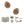 Old English Bridlington Door Knob Pack (Bathroom Set - 3
