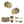 Old English Harrogate Door Knob Pack (Bathroom Set - 3