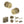 Old English Harrogate Door Knob Pack (Bathroom Set - 4