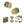 Old English Harrogate Door Knob Pack (Lock Set - 3