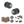 Old English Harrogate Door Knob Pack (Lock Set - 3