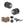 Old English Harrogate Door Knob Pack (Lock Set - Horizontal Bathlock, 4