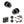 Old English Harrogate Door Knob Pack (Lock Set - 3