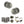 Old English Harrogate Door Knob Pack (Bathroom Set - 3