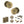 Old English Harrogate Door Knob Pack (Lock Set - 3