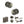 Old English Harrogate Door Knob Pack (Bathroom Set - 4