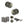 Old English Harrogate Door Knob Pack (Lock Set - Horizontal Bathlock, 3