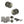 Old English Harrogate Door Knob Pack (Lock Set - Horizontal Bathlock, 4
