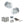 Old English Harrogate Door Knob Pack (Lock Set - Horizontal Bathlock, 3