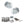 Old English Harrogate Door Knob Pack (Lock Set - Horizontal Bathlock, 4