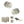 Old English Harrogate Door Knob Pack (Lock Set - Horizontal Bathlock, 3