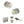 Old English Harrogate Door Knob Pack (Lock Set - Horizontal Bathlock, 4
