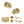 Old English Harrogate Door Knob Pack (Bathroom Set - 3