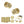Old English Harrogate Door Knob Pack (Lock Set - 3