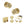 Old English Harrogate Door Knob Pack (Lock Set - 3
