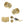 Old English Harrogate Door Knob Pack (Lock Set - Horizontal Bathlock, 3