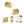 Old English Harrogate Door Knob Pack (Lock Set - 3