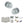 Old English Harrogate Door Knob Pack (Bathroom Set - 3