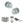 Old English Harrogate Door Knob Pack (Lock Set - Horizontal Bathlock, 4