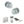 Old English Harrogate Door Knob Pack (Lock Set - Horizontal Bathlock, 4
