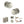Old English Harrogate Door Knob Pack (Bathroom Set - 3
