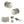 Old English Harrogate Door Knob Pack (Lock Set - Horizontal Bathlock, 3
