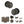 Old English Harrogate Door Knob Pack (Bathroom Set - 3