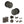 Old English Harrogate Door Knob Pack (Bathroom Set - 3