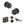 Old English Harrogate Door Knob Pack (Lock Set - Horizontal Bathlock, 4