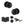 Old English Harrogate Door Knob Pack (Lock Set - Horizontal Bathlock, 3