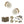 Old English Skipton Door Knob Pack (Lock Set - 3