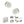 Old English Skipton Door Knob Pack (Bathroom Set - 4