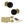 Old English Whitby Door Knob Pack (Lock Set - Horizontal Bathlock, 4