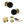 Old English Whitby Door Knob Pack (Lock Set - Horizontal Bathlock, 4