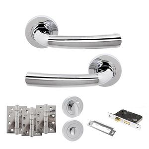 Status Nevada Door Handle Pack (Bathroom Set - 2.5
