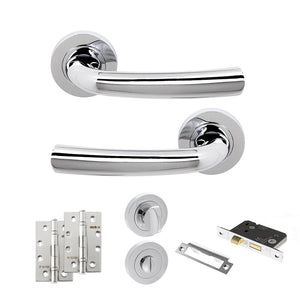 Status Nevada Door Handle Pack (Bathroom Set - 3