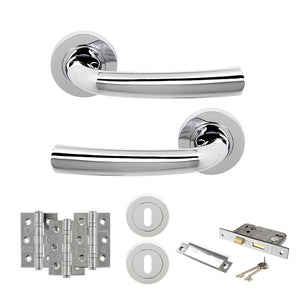 Status Nevada Door Handle Pack (3 Lever Lock Set - 2.5