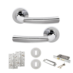 Status Nevada Door Handle Pack (3 Lever Lock Set - 2.5