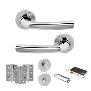 Status Nevada Door Handle Pack (Bathroom Set - 2.5