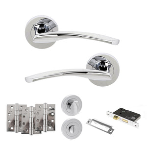 Status Arizona Door Handle Pack (Bathroom Set - 3