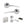 Status Arizona Door Handle Pack (Bathroom Set - 2.5