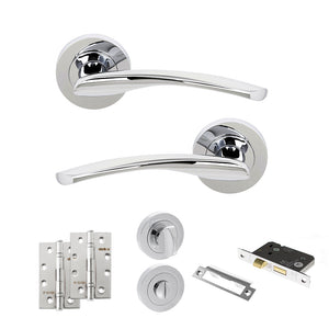 Status Arizona Door Handle Pack (Bathroom Set - 2.5