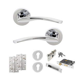 Status Arizona Door Handle Pack (Euro Lock Set - 3