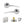 Status Arizona Door Handle Pack (Latch Set - 3