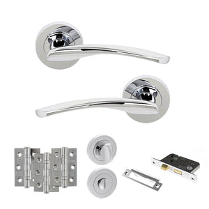 Status Arizona Door Handle Pack (Bathroom Set - 2.5