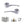 Status Arizona Door Handle Pack (Latch Set - 2.5