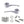 Status Arizona Door Handle Pack (Euro Lock Set - 2.5